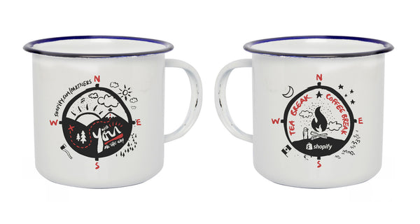 Shopify Partner Program Tin Mugs